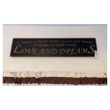 Love and Dreams Wall Hanger