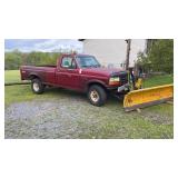 1994 Ford F-150 XL with Plow and Parts, needs