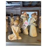 Lot of 4 Willow Tree Figures