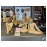 Lot of 4 Willow Tree Figures