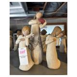 Lot of 4 Willow Tree Figures