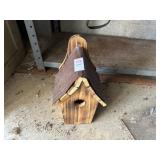 Wooden birdhouse