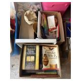 Box of Religious Books and Decor