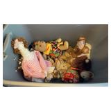 Stuffed Animals and Small Collapsable table