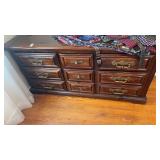 Vintage wood dresser 64inch by 19inch by 32inch
