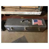 Metal Toolbox W Assorted Tools
