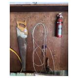 Saw, Fire Extinguisher and More