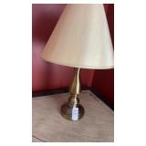 Brass table lamp