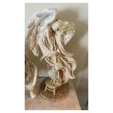 Heavy Resin Garden Angel, Seat, Cherub