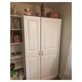 White Storage Cabinet NO CONTENTS