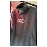 Picasso Lures gray hoodie by Aftco (large)