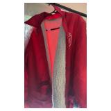 Red firemans jacket
