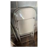 3 Foldable Metal Chairs