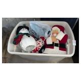 Tote of Christmas Decor