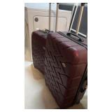 Assortment of luggage Maroon jeep set
