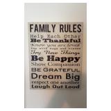 Inspirational family canvas 19inch by 15inch