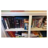Lot of miscellaneous bibles, dictionaries and