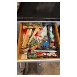 Drawer lot of kitchen supplies