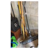 Lot with Snow Shovel, Broom, Squeegee, etc.