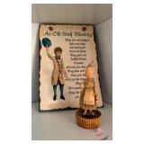 Old Irish Blessing w/ Figurine