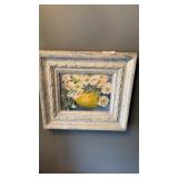 Floral oil painting 17inch by 15inch