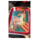 Vintage Coca Cola litho serving tray ï¿½Springboard