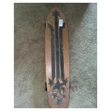 Wooden skateboard