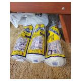 2 full rolls plastic and misc plastic