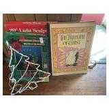 Holiday lights and jumbo coloring book lot