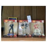 3 Trevco Elvis Presley collectible ornaments