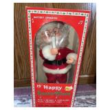 Vintage 15 inch battery-operated "Happy Santa