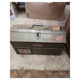 Vintage Craftsman box full of misc tools etc