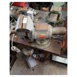 Mighty heavy bench vise 5", Must be removed from