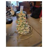 Ceramic Christmas tree 11in. Tall