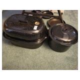 Granite roaster and pot