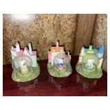 Easter decor lot of 3