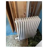 Cast iron radiator white- 6 x 20 inches
