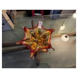 Murano glass bowl cracked