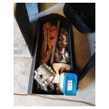 Plumbing tool box with Ridgid tubing cutter