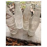 Lot of 4 local soda bottles, Kist, New Star,
