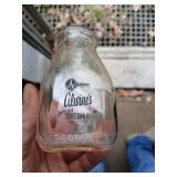 Alwines 1/2 pt milk bottle