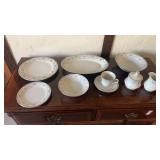 Vintage China Service for 8 & serving pieces