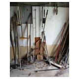 Lot of outdoor tools