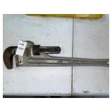 RIDGID 18-inch aluminum straight pipe wrench