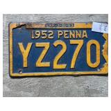 Vintage Pennsylvania license