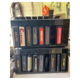 Vintage Atari game cartridges