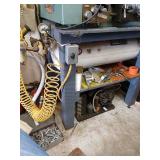 Air compressor unit and tank must be removed from