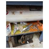 Shelf lot of misc air tools and equipment only