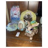 Easter decor lot - variety- some vintage knitted