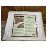 Queen flannel sheet set - new